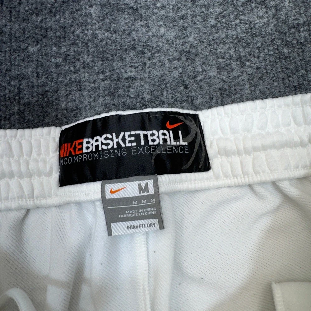 Nike Tracksuit Mens Large Medium White Basketball Warm Up Jacket Pants NYC Set